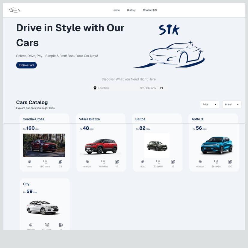 Car Rental Website