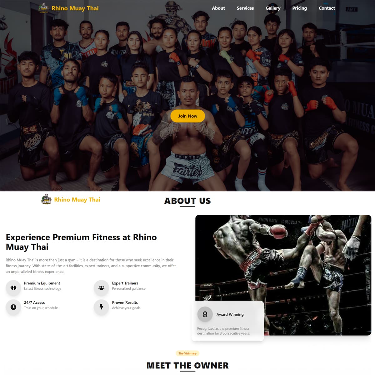 Gym Website